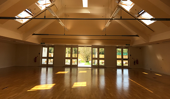 SuperCamps school holiday childcare a St James, indoor hall